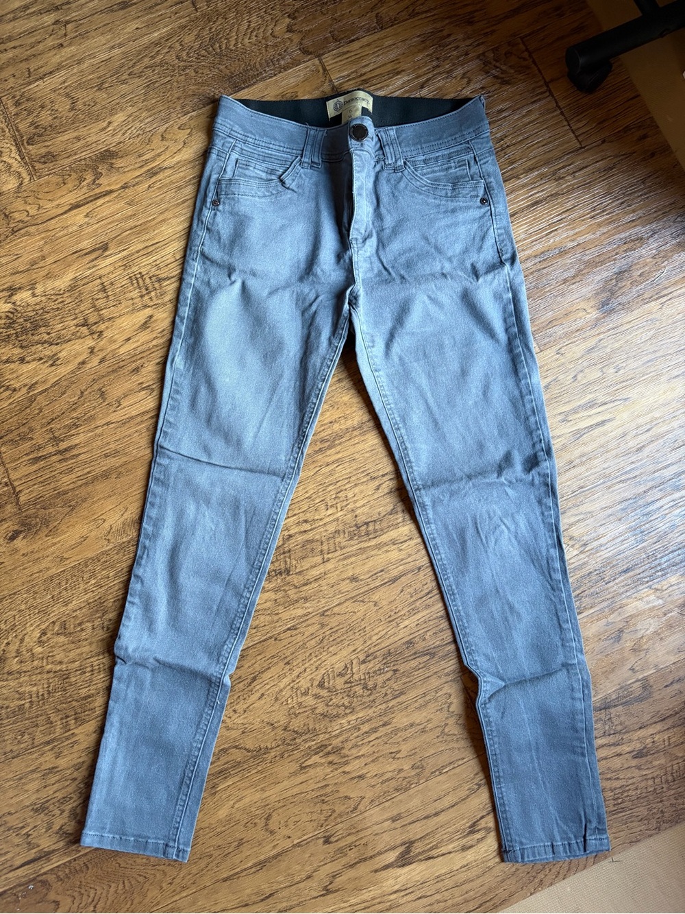 Democracy Woman’s Ab Technology Skinny Jeans in Light Gray 6